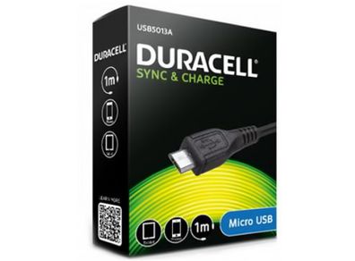 Duracell Micro USB Fast Charging QC 3.0/2.0 (1.0 M) & Data Sync Cable (Brand New/Warranty)