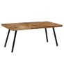 Dining Table Reclaimed Teak and Steel 180x90x76 cm Image 8