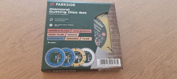 Diamond Cutting Disc Set (4)