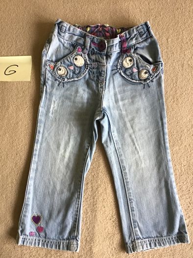 Selection of Toddler Girls trousers jeans, size 2-3 year