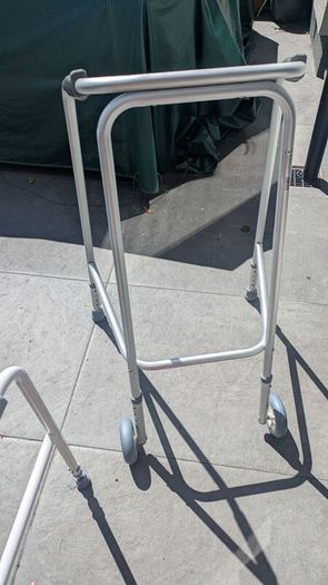 Rollator, walking frame available