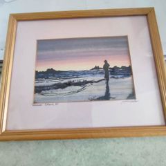 Framed signed print of Vancouver.