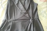 black quiz top peplum size 12