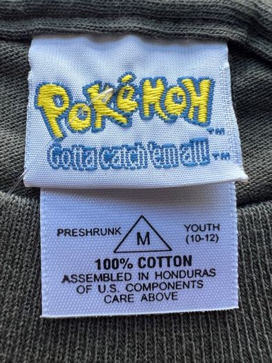 Pokemon 1999 Nintendo official license vintage t shirt new with tags