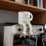 Movable Joint Coffee Cup Decor - Cafe Home Ornament Image 2