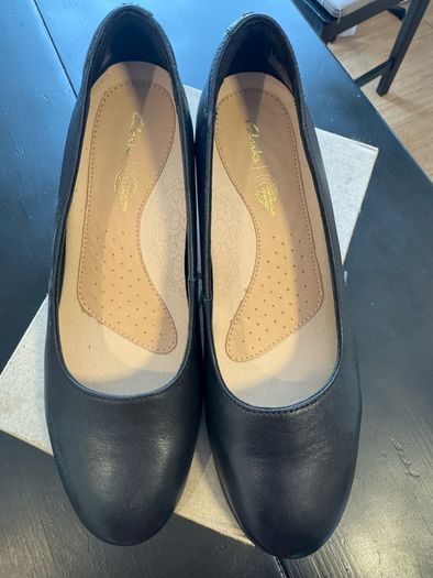 Clarks Leather Heels