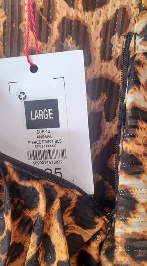Animal print blouse