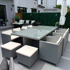 12 seater outdoor dining set