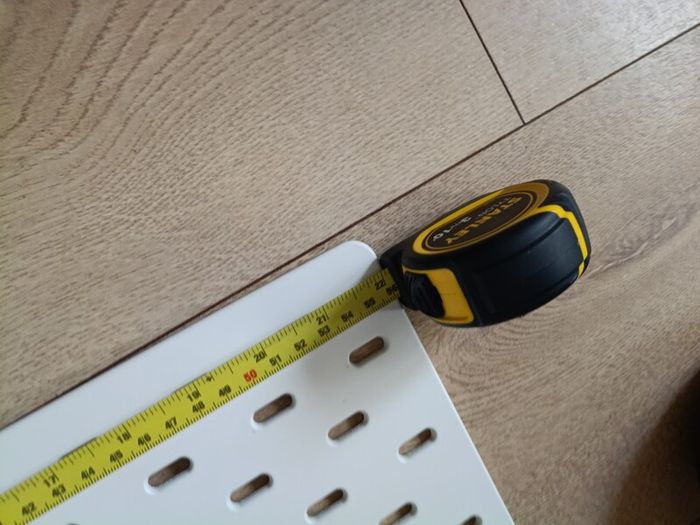 Ikea pegboard including wall attachments and accessories