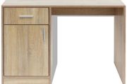 Desk with Drawer and Cabinet Oak