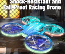 Shock-Resistant and Fall-Proof Racing Drone