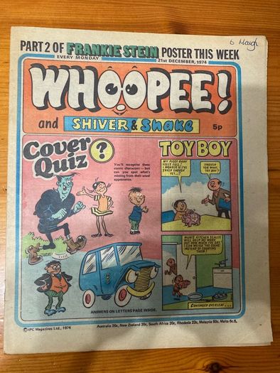 Comics: 'Whoopee!' comics 1974 (2 numbers)