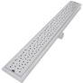 Linear Shower Drain 2 pcs Bubble 1030x140 mm Stainless Steel Image 6