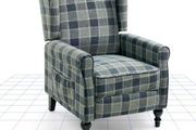Recliner Chair Armchair Adjustable Single Chair Sofa for Relaxing Accent Chair Pushback for Living Room Bedroom Wing Back Reclining | Grey