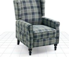 Recliner Chair Armchair Adjustable Single Chair Sofa for Relaxing Accent Chair Pushback for Living Room Bedroom Wing Back Reclining | Grey