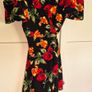 Dancing Leopard Floral Cold-Shoulder Wrap Dress Size 12 Image 2