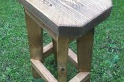 Bar Stool Pub High Stool Stools Solid Heavy Timber With Logo