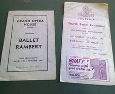2 souvenir programmes Bangor Art Club Belfast Opera House Ireland