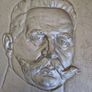 Heavy cast metal plaque , german ww1 , Field Marshal paul von hindenburg Image 2