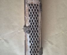 Victorian Carved Bone Needle Case  Original Velvet Box