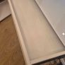White Electric Height Adjustable Sit Stand Desk with Glass Top Image 3