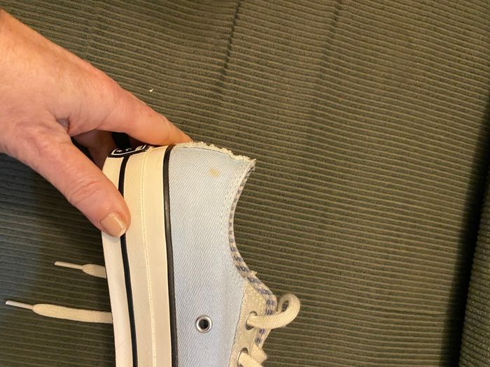 Converse sneakers trainers UK Size 6.5, EU 39.5, pale blue & grey, VGC