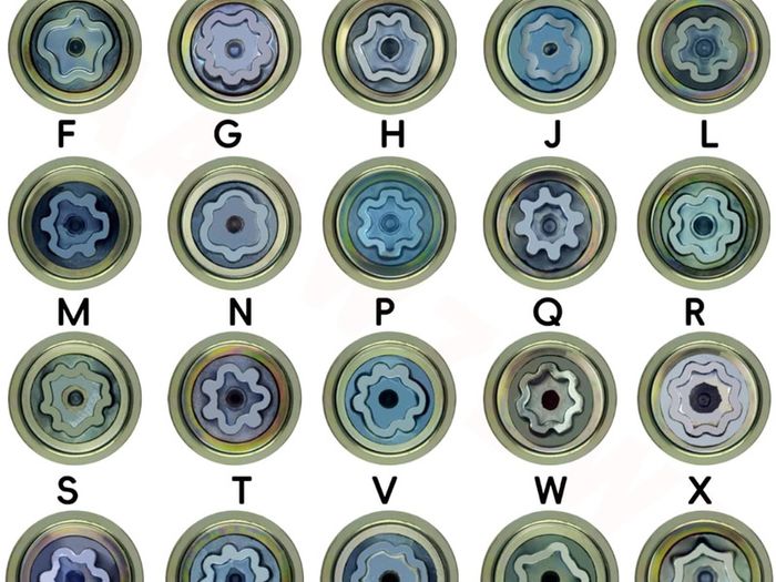 Audi Wheel Lock Nut Key Code #F (806) - A3 A4 A5 A6 Q3 Q5 Q7