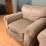 Cream three piece suite Image 4
