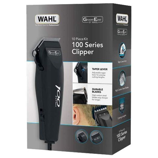 Wahl 100 GroomEase Series Hair Clipper for Men - Black