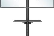 NEW SALE | Mobile TV Stand on Wheels for 23-60 inch Plasma/LCD/LED TVs, Portable TV Stand with Tray, Height adjustable Home Display Rolling TV Cart Trolly
