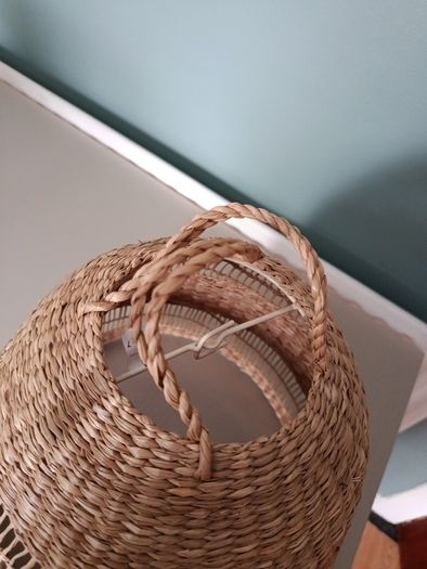 Basket weave lampshade