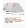 Inflatable SUV Tent with Awning, 2.44 x 2.04m 3-Season SUV Tailgate Tent with Ventilated Doors & Mesh Window, PU2000mm Waterproof Car Rear Hatch Tents for Outdoor Camping - Air Pump Included Image 3