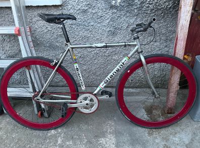 Bianche pista chrome fixie