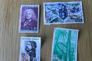 4 stamps from France