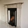 Regency Carrera Marble Bullseye Fireplace Image 4