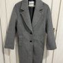 Bershka Grey Mid-Length Coat | Size S | Brand New Image 10