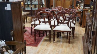 Solid Mahogany French Chairs
