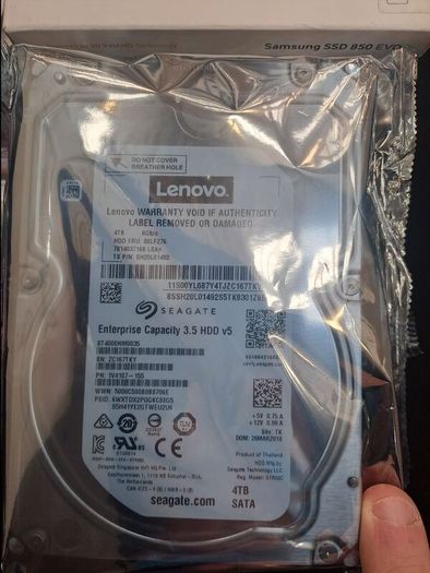 Lenovo 4TB Sata Hard Drive.