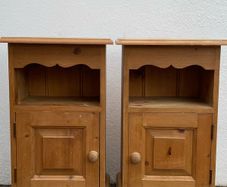 Solid Pine Bedside Lockers