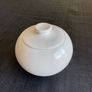 White ceramic sugar pot with lid in perfect condition Image 3