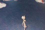 silver old brooch