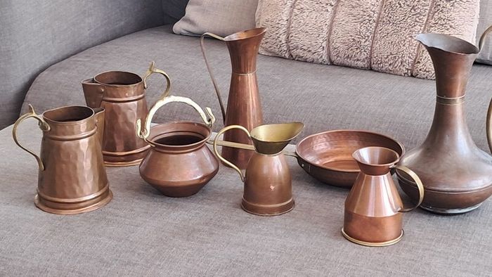 copper and brass  collectables