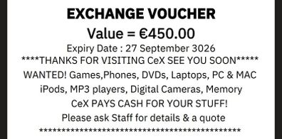 Voucher CEX