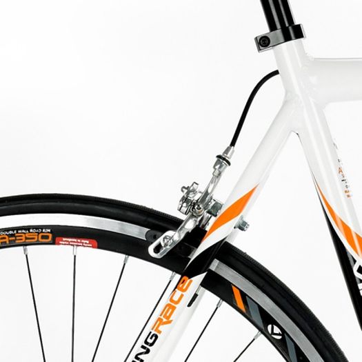 53cm Viking Vuelta STI 14 Speed 700c Wheel Gents, White/Black