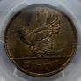 Ireland 1942 1d Penny PCGS MS63BN Image 3