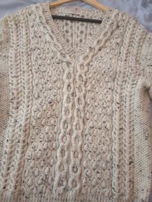 professionally knitted Aran XL
