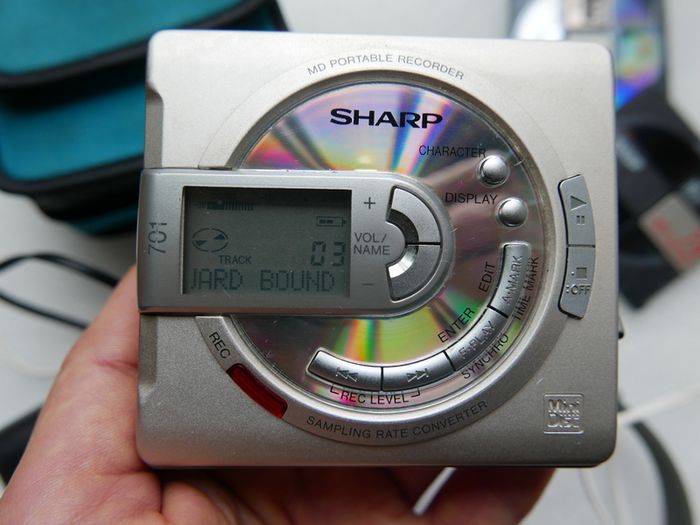 Sharp Minidisc Recorder Player Md Ms701h  Works Well.