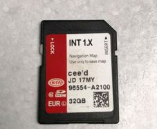Genuine Kia Ceed Sat Nav Navigation Sd Card Uk Europe 2017 96554-a2100 Int 1.x