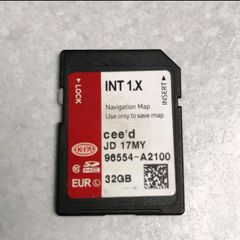 Genuine Kia Ceed Sat Nav Navigation Sd Card Uk Europe 2017 96554-a2100 Int 1.x