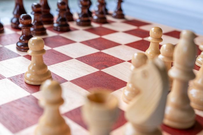 Handmade Chessboard - Exotic Padauk, Maple with Pieces